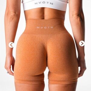 NVGTN - Like New! Terracotta Orange Lift Seamless Shorts - M